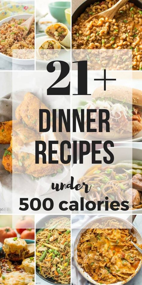 Hearty Healthy Meals, Healthy Dinner Diet, 600 Calorie Meals, 500 Calorie Dinners, Healthy Hearty Meals, Dinner Diet, Dinners Under 500 Calories, Meals Under 500 Calories, 500 Calorie Meals