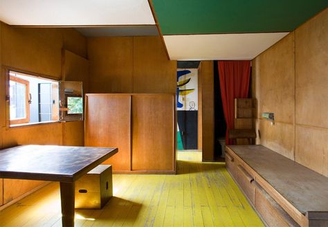 Tiny Cabins, Le Corbusier Interior, Corbusier Interior, Design Casa Piccola, Le Corbusier Architecture, Villa Savoye, Rural Retreats, Famous Architects, Design Del Prodotto