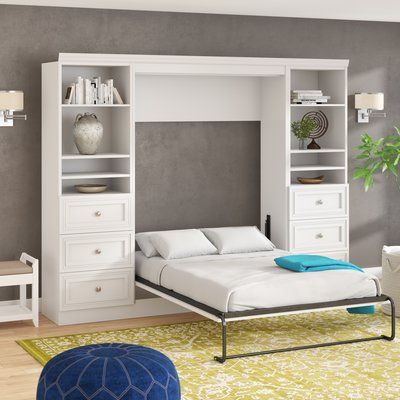 Murphy Bed With Sofa, Full Murphy Bed, Murphy Bed Ideas, Murphy Bed Desk, Queen Murphy Bed, Murphy Bed Ikea, Modern Murphy Beds, Bed Color, Murphy Bed Diy