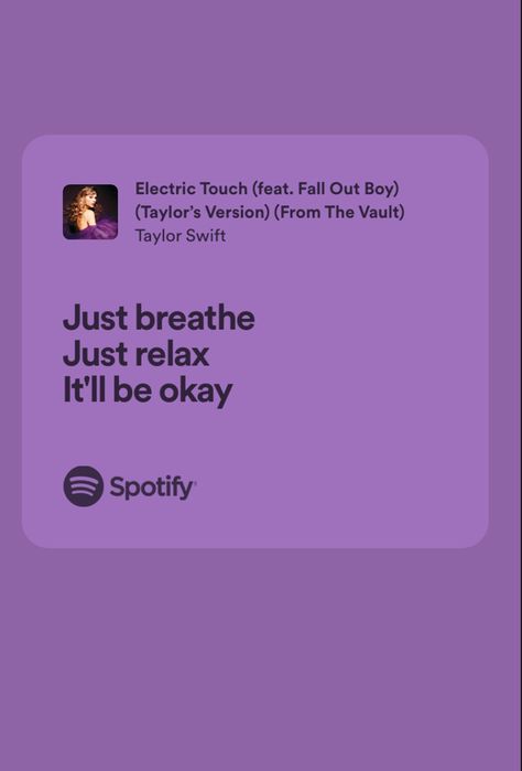 Taylor Swift, Electric Touch Taylor Swift, Breathe Taylor Swift, Be Okay, Taylor Swift Quotes, Just Breathe, Just Relax, Music Industry, Its Okay