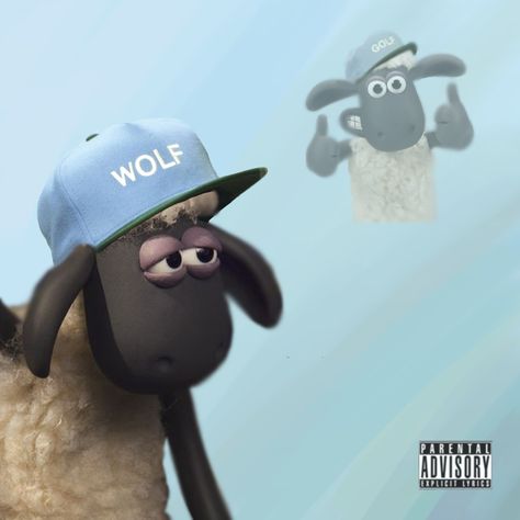 Shaun Tyler the creator Humour, Tyler The Creator Tattoos, Arte Bob Marley, Wolf Tyler, Tyler The Creator Wallpaper, All The Bright Places, Cool Album Covers, Shaun The Sheep, Music Poster Design