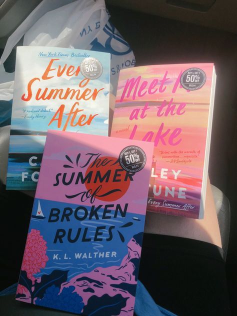 Summer Of Broken Rules Book, Meet Me At The Lake, The Summer Of Broken Rules, Carley Fortune, Book Reading Journal, Summer Reads, Summer Book, Good Romance Books, Book Haul