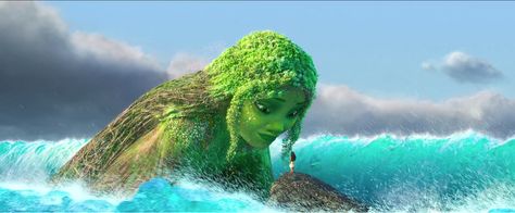 Moana meets Te Fiti Mbti Analysis, Moana 2016, Te Fiti, Moana Disney, Disney Princess Anime, Walt Disney Princesses, New Disney Princesses, Moana Party, The Bigger Picture