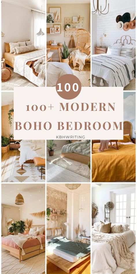 Easy Boho Bedroom Ideas, Boho Plant Aesthetic, Boheme Bedroom, Romantic Boho Bedroom, Boho Painting Ideas, Boho Chic Decor Bedroom, Boho Palette, Boho Glam Bedroom, Palette Bed