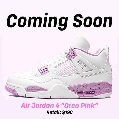 Couture, Pink Oreo Jordans, Air Jordan 4 Pink Oreo, Jordan 4 Pink And White, Pink Oreo Jordan 4’s, Jordan 4s Pink Oreo, Jordan 4 Oreo Pink, Jordan 4 Pink Oreo, Pink Oreos Jordan 4