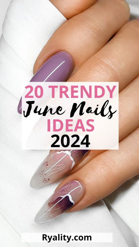 These are the best summer nails ideas I've seen for June! Neat Nail Designs, Color Schemes For Nails, Power Nails Design, Stunning Summer Nails, Simple Concert Nails, Classy Nails For Summer, June Color Nails, Nail Ideas Dark Colors Art Designs, Nails June 2024 Trends