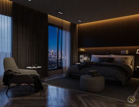 Night & Morning on Behance in 2022 | Luxurious bedrooms, Dream house interior, Minimalist living room decor Bedroom Couple Aesthetic, Bedroom Design For Couples, Black Luxury Bedroom, Apartemen Studio, Black Bedroom Design, Minimalist Bed, Bedroom Night, Bed Design Modern, تصميم للمنزل ا�لعصري