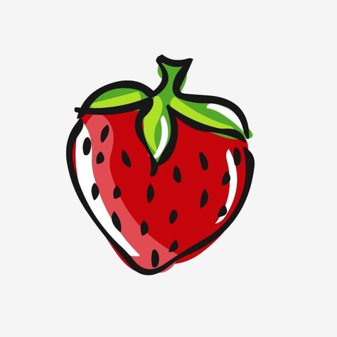 fruit clipart,food element,hand drawn food,cartoon food,hand drawn fruit,cartoon fruit,cartoon strawberry,fruit logo,strawberry clipart Strawberry Drawings Cute, Strawberry Art Cute, Strawberry Cartoon Drawing, Strawberry Illustration Cute, Fresa Dibujo, Strawberry Drawings, Strawberries Drawing, Strawberry Logo, Strawberry Vector