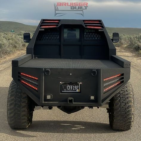 Introducing Bruiser Built Next-Gen Custom Flatbeds. See link for details! Custom Truck Flatbeds, Ironhide Transformers, Posting Instagram, Lifted Ford Truck, 2nd Gen Cummins, Flatbed Truck Beds, Custom Flatbed, Welding Trucks, Welding Rig