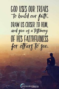 Sharing our testimony of what God has done in our life encourages others to have faith in Him. #testimony #faith #encouragement Religious Quotes, Citation Encouragement, Faith Encouragement, Soli Deo Gloria, Faith Prayer, Faith Inspiration, Have Faith, Hard Times, Scripture Quotes