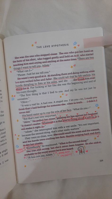 Love Hypothesis Annotations, The Love Hypothesis Annotations, How To Annotate A Book, Book Annotation Ideas, Annotation Ideas, Book Annotation Tips, Books Annotations, Annotated Books, The Love Hypothesis