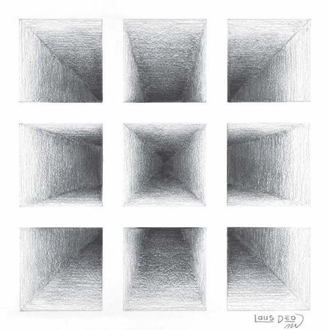 Three Point Perspective, Beautiful Pencil Drawings, Shading Drawing, Perspective Drawing Architecture, Perspective Drawing Lessons, Easy Drawing Steps, One Point Perspective, Shading Techniques, Drawing Exercises
