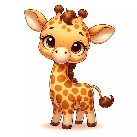 Premium Photo | Charming Baby Giraffe playful kids Illustration Cute Drawings Giraffe, Cartoon Safari Animals, Baby Animals Drawings Cartoon, Cartoon Giraffe Drawing, Baby Giraffe Drawing, Animals Cartoon Images, Picture Of Animals, Giraffe Clip Art, Cute Giraffe Cartoon