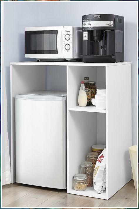 Kitchen Appliance Storage - Get it while it is still available - So take action right now! Click to visit! Aarhus, Dorm Bathroom Storage, Mini Fridge Dorm, Dorm Room Kitchen, Dorm Fridge, College Dorm Room Inspiration, Small Dorm Room, Dream Dorm Room, Kitchen Setup