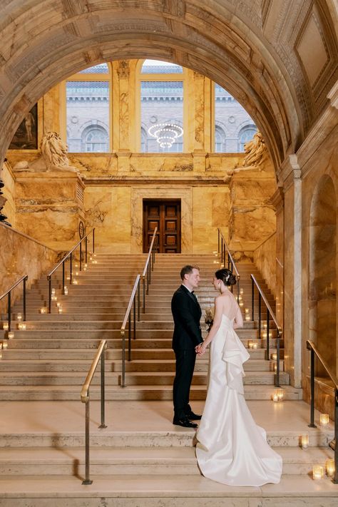 Boston Library Wedding, Library Wedding Aesthetic, Small Church Weddings, Boston Public Library Wedding, Public Library Wedding, Massachusetts Wedding Venues, Boston Wedding Venues, Outside Catering, Issa Vibe