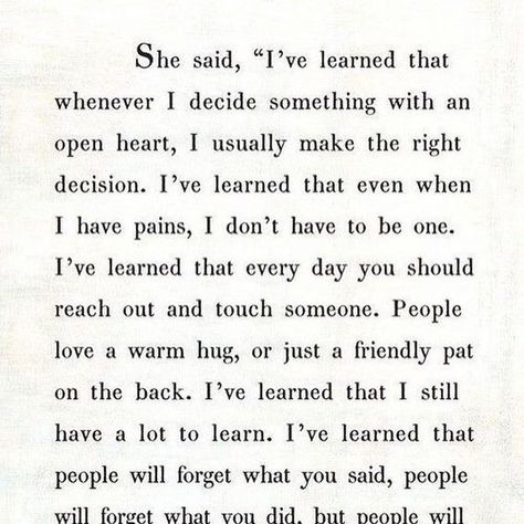 Wise words from the late Maya Angelou ✨ #selfesteem #mayaangelou #mayaangelouquotes #throwbackthursday #highlysensitiveperson #findyourmagichsp #highlysensitive #highlysensitivepeople #hsp #empath #infj #positivequotes Maya Angelou, Fina Ord, Life Quotes Love, E Card, Quotable Quotes, Great Quotes, Beautiful Words, Inspirational Words, Cool Words