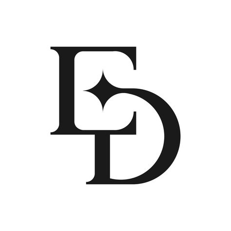 ED monogram logo - #logo #logodesign #elegantlogo Modern Minimalist Logo Design, Logos With Initials, Monogram Logo Design Typography, Initial Logo Ideas, Personal Monogram Logo, Initial Logos, Modern Monogram Logo, Logomark Design, Typographie Logo