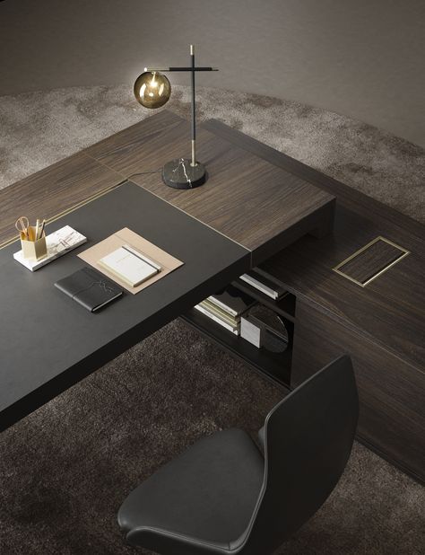 Executive Office Design, Business Office Decor, Office Desk Designs, Office Table Design, Executive Office Desk, Corporate Office Decor, Modern Office Interiors, Corporate Office Design, Luxury Office