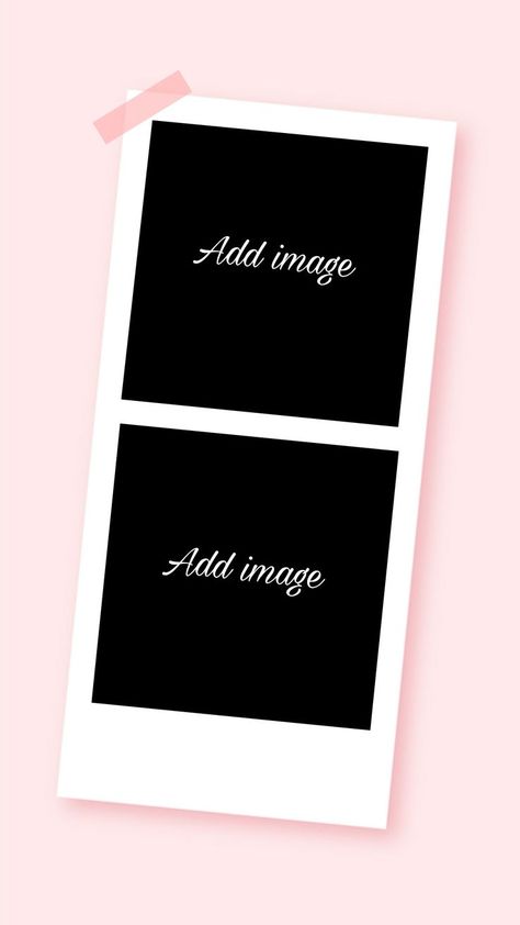 Girly Template Background, Light Pink Instagram Story Background, Polaroid Template Instagram Stories, Instagram Photo Template Background, Instagram Story Templet, Pink New Post Instagram Story, Pink Picture Template, Two Picture Instagram Story Template, Pink Background For Instagram Stories