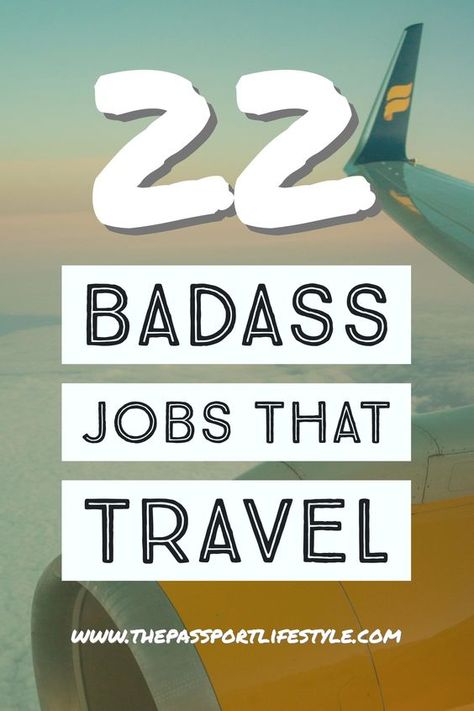 22 of the most badass legit careers and jobs that travel the world. Tips on how you can travel the world and make money! | thepassportlifestyle.com Make Money Traveling, Digital Nomad Jobs, Travel Careers, Travel Jobs, Work Abroad, Quotes Thoughts, Travel Money, Travel The World, Remote Jobs