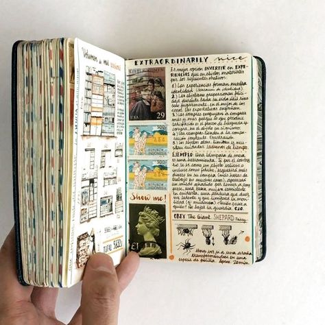 Junk Journal Pages Ideas Layout, Junk Journal Cover Ideas, Art Journal Inspo, Trash Journal, Inspirasi Jurnal, Commonplace Notebook, Journal Pens, Travel Journal Prompts, Skitse Bog