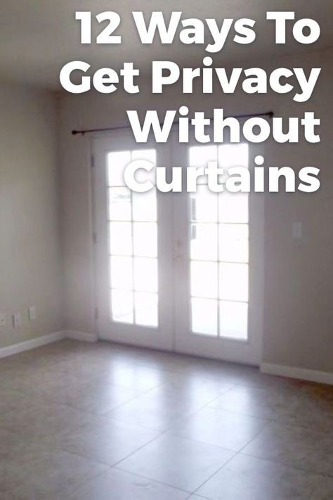 Privacy Without Curtains, Glass Door Coverings, Window Coverings Diy, Door Window Covering, Sliding Glass Door Window, Sliding Door Window Treatments, Window Treatments Ideas, Door Window Treatments, French Door Curtains