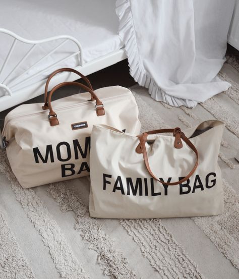 Preparations...🤎🤰🏼👼🏻 @its_emi___ prepping for a new arrival with our Mommy Bag and Family Bag. The perfect luggage for your due date! Changing Bag, Diy Beach Bag, Family Bag, Mom Bag, Canvas Bag Design, Mom Accessories, Personalized Bags, Baby Tote Bag, Nursery Bag