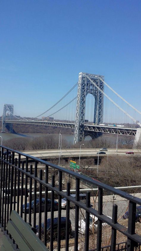 View of GW bridge from J Hood Wright Park Washington Heights/ NYC New York City, Washington Heights Nyc, Washington Heights, George Washington Bridge, George Washington, Big Apple, Rappers, In The Heights, York City