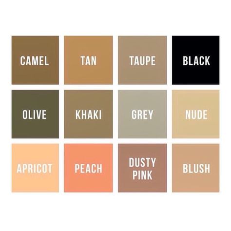 Khaki Palette, Khaki Color Palette, Olive Bedroom, Peach Color Palettes, Palettes Color, Black Color Palette, Peach Blush, Bedroom Black, Colour Pallette