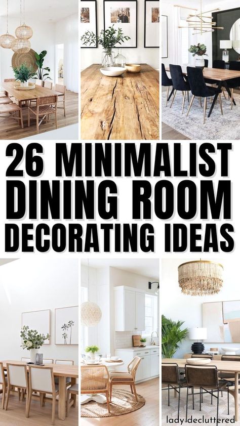 Minimal Dining Room Decor, Modern Minimal Dining Room, Traditional Modern Dining Room, Modern Boho Dining Room, Neutral Dining Room Decor, Minimalist Dining Room Decor, Minimal Dining Room, Boho Dining Room Decor, Dining Room Decor Traditional