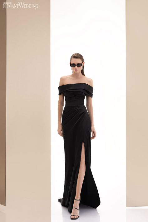 Black Evening Dress Elegant, Fancy Black Dress, 파티 드레스, Black Dresses Classy, Elegant Black Dress, Classy Prom Dresses, Ținută Casual, Prom Dress Inspiration, Black Bridesmaid Dresses