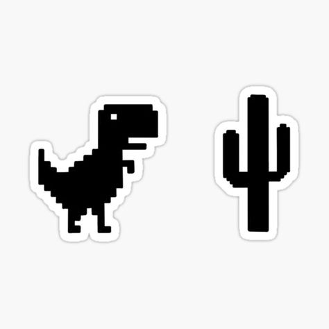 Pixel Dino, Internet Dinosaur, Pixel Dinosaur, Dinosaur Games, Die Games, Diy Laptop, No Internet, Stencils For Painting, Acrylic Cups