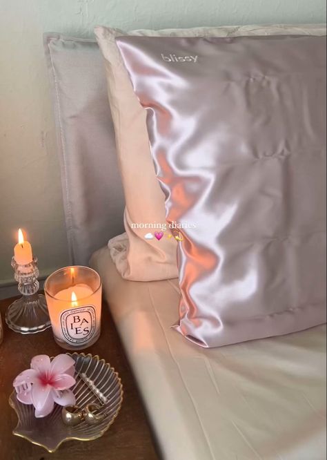 Chambre Inspo, Balkon Design, Pink Life, Satin Pillowcase, Pink Girly Things, Dream Apartment, Pink Room, Room Makeover Inspiration, Silk Pillow