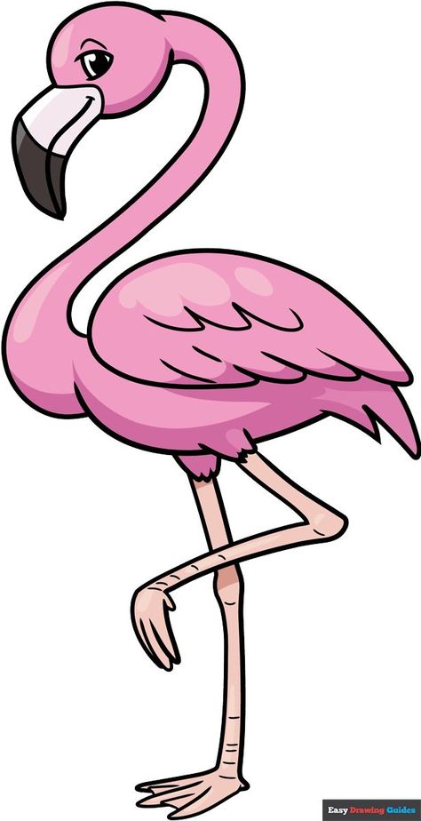 Learn How to Draw a Cartoon Flamingo: Easy Step-by-Step Drawing Tutorial for Kids and Beginners. See the full tutorial at https://easydrawingguides.com/how-to-draw-a-cartoon-flamingo/ . Kawaii, Flamingo Drawings Easy, Birds Cartoon Images, Pictures Of Flamingos, Cartoon Flamingo Drawing, Flamingo Cute Drawing, Flamingo Simple Drawing, Flamingo Easy Drawing, How To Draw A Flamingo