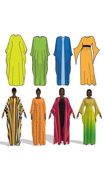 Sew Easy Kaftans E-Book This e-book will teach you how to draft and use one sewing pattern to create these four looks. Step-by-step sewing instructions of each look included. Difficulty Level: Advanced Beginner Link in Bio . . . . . . #sewingbook #sewingbooks #sewingebook #sewingebooks #patternmaking #patterndrafting #sewing #sewingkaftans #beginnersewing #beginnersewer #beginnersewingpatterns #beginnersewist #beginersewingpro Dress Pattern Making, Kaftan Dress Pattern, Latest Kaftan Designs, African Kaftan Dress, African Dress Patterns, Abaya Pattern, Step By Step Sewing, Kaftan Pattern, Kaftan Styles