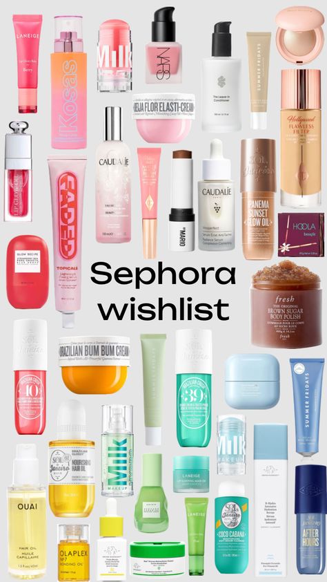 Sephora wishlist #beauty #inspo #sephora #products #wishlist #summerfridays #chirstmas #giftideas #ideas Sephora Gift Ideas, Sephora Wishlist, Sephora Birthday Gift, Sephora Products, Preppy Birthday Gifts, Sephora Bag, Sephora Favorites, Sephora Skin Care, Body Polish