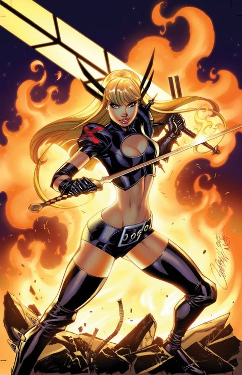 J Scott Campbell, Magik Marvel, Marvel 616, Comics Illustration, The New Mutants, Pahlawan Marvel, Scott Campbell, Comics Girls, Marvel Girls