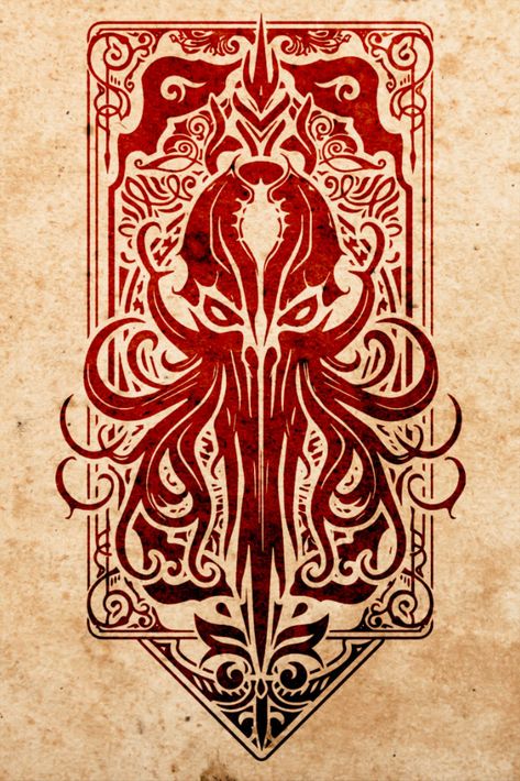 Dnd Kraken, Kraken Monster, Gothic Games, Cthulhu Tattoo, Kraken Logo, Svg Images For Cricut, Surfboard Art Design, Kraken Art, Lovecraft Art