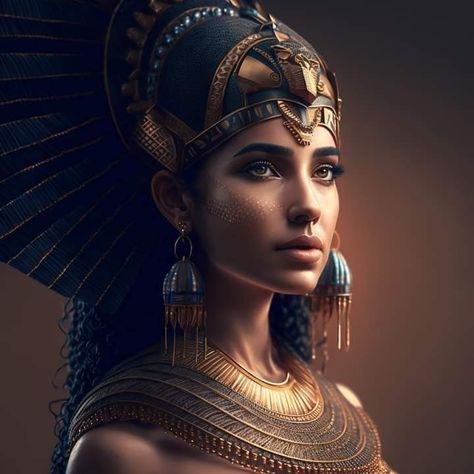Ancient Egyptian Women, Egyptian Kings And Queens, Egyptian Goddess Art, Egypt Concept Art, Egyptian Woman, Egyptian Kings, Egyptian Women, Ancient Egypt Art, Egyptian Tattoo