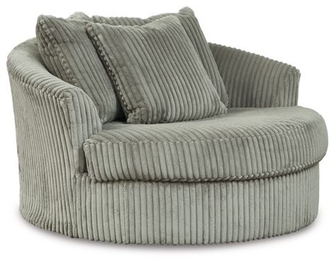 PRICES MAY VARY. 100% Polyester OVERSIZED CHAIR: This modern living room chair highlights your high-end approach to comfort and style. Its spacious seating and cord fabric set it apart from typical accent chairs COMFY SEATING: High-resiliency foam cushions with polyester upholstery. Comes with attached back and loose seat cushions. Designed with 360-degree swivel ON-TREND TEXTURE: Set a cozy chic mood with the statement-making cord upholstery. Its soft fabric is in a versatile neutral hue. Inclu Grey Swivel Chairs, Accent Ottoman, Contemporary Color Palette, Sectional Ottoman, Living Room Chair, Oversized Chair, Swivel Accent Chair, Double Chaise Sectional, Cozy Living Room