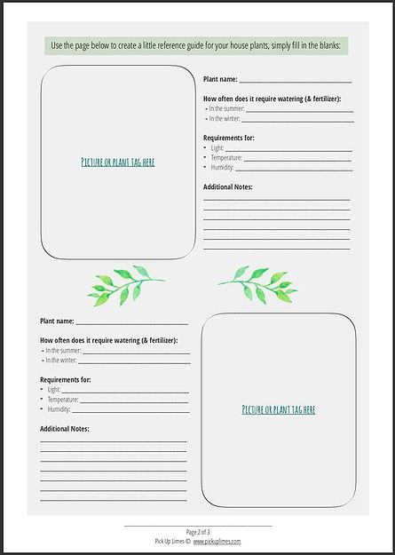 Plant Journal Template, Gardening Journal Printables, Garden Journal Template, Houseplant Care, Plant Journal, Indoor Plant Care, Garden Planner, Plant Tags, Garden Journal