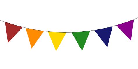 Free Vector Graphic: Banner, Party, Decoration - Free Image on Pixabay - 48962 Party Banner Design, Birthday Streamers, Cake Designs For Girl, Banner Clip Art, Triangle Banner, Birthday Flags, Anniversary Art, Free Clipart Images, Party Flags