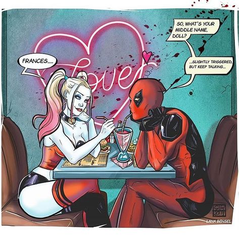 Harley Quinn Deadpool, Genderbend Fanart, Favelas Brazil, Quick Halloween Costumes, Harely Quinn, Harley Quinn Drawing, Harly Quinn, Harley Quinn Comic, Harley Quin