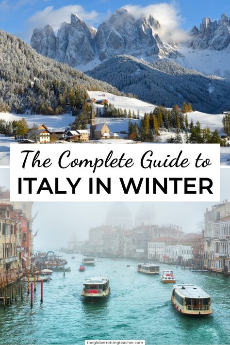 Northern Italy In Winter, Como Italy Winter, Italy In Winter Travel, Italy Mountains Winter, December In Italy, Florence Italy In December, Milan In January, December In Europe, Italy In December Travel