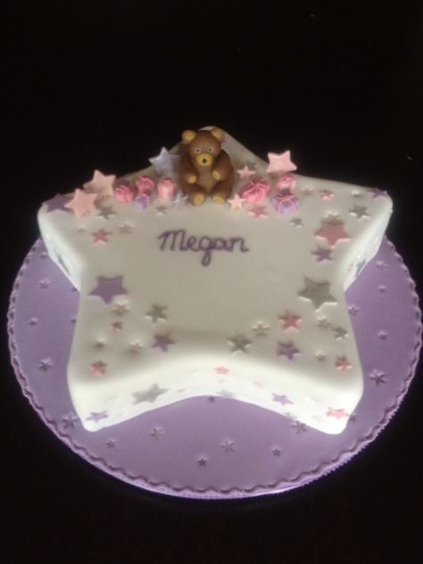 Star Bday Cake, Star Shaped Cake Birthdays, Star Shaped Birthday Cake, Star Cake Aesthetic, Star Cake Design, Star Cake Birthday, Star Theme Cake, Star Themed Cake, Birthday Cake Stars