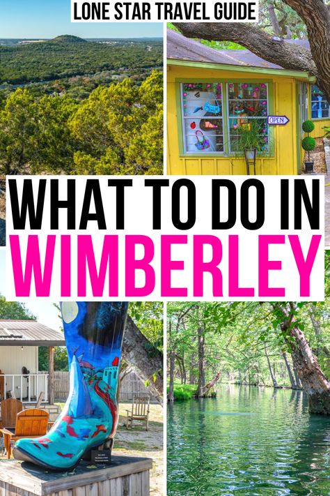 Plunge yourself into a submerged cave, shop eclectic boutiques, and soak in beautiful views: here's what to do in Wimberley, TX! fun things to do in wimberley texas | wimberley texas thngs to do in | wimberley things to do in | blue hole wimberley tx | jacobs well wimberley tx | jacobs well texas | wimberley travel ideas | wimberley vacation | weekend getaway in wimberley tx | wimberley weekend getaway | romantic getaway in wimberley texas | best small towns in texas | tx hill country road trip Things To Do In Wimberley Texas, Jacobs Well Texas, Texas Getaways, Jacobs Well, Wimberley Texas, Explore Texas, Texas Roadtrip, Travel Bucket List Usa, Blue Hole