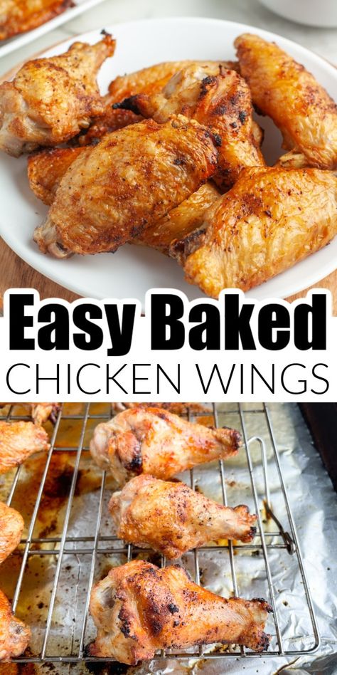 Bake Chicken Wings In Oven Easy, Easy Chicken Wing Recipes Simple Oven Baked, Oven Baked Chicken Drummettes, Cooking Chicken Wings In The Oven, Oven Fried Crispy Baked Chicken Wings, Healthy Baked Wings Oven, Wings In Oven How To Cook, How To Bake Crispy Chicken Wings, Simple Baked Chicken Wings