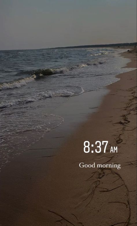 Beach Morning Aesthetic, Morning Beach Pictures, Morning Beach Aesthetic, Beach Day Insta Story, Sea Morning, Morning Beach, Bike Couple, Beach Pic, Birthday Post