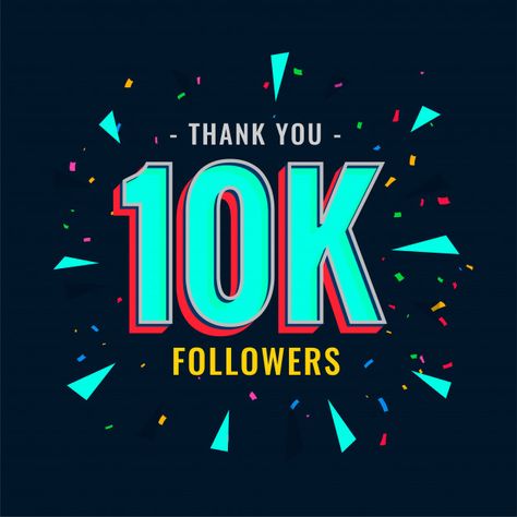 10k social followers and subscribers template Free Vector | Free Vector #Freepik #vector #freebusiness #freetemplate #freecelebration #freenumber How To Get Famous, 10k Instagram Followers, Silhouette Cameo Free, Thank You Poster, Instagram Likes And Followers, Grow Instagram Followers, Free Followers On Instagram, Heart App, Get Instagram Followers