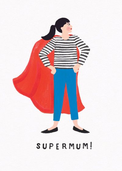 Super Mom Illustration, Mum Drawing, Mum Illustration, Mothers Day Illustration, Mother Illustration, Mother's Day Illustration, Mom Illustration, Mom Hero, Mothers Day Drawings